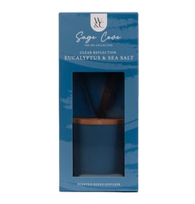Sage Cove Scented Reeds Diffuser 100ml - Eucalyptus & Sea Salt