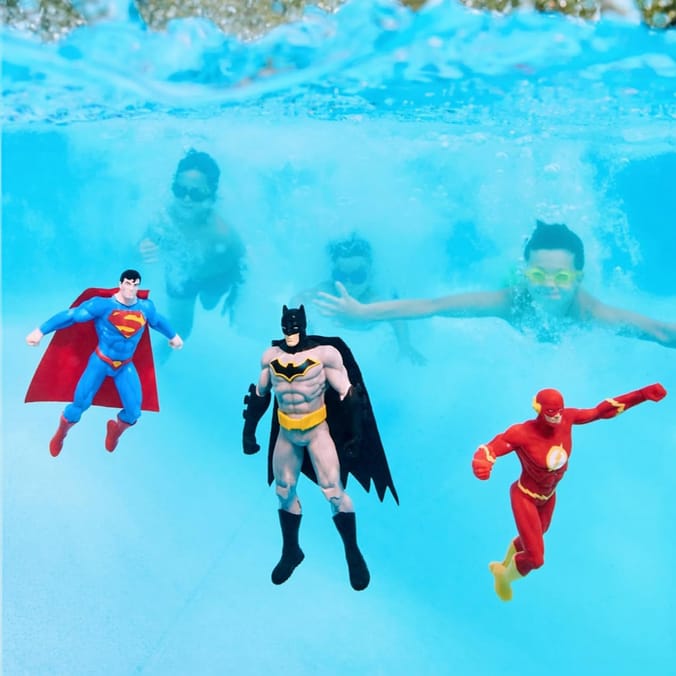 Swimways DC Dive Characters 3 Pack - Batman, Superman & The Flash 