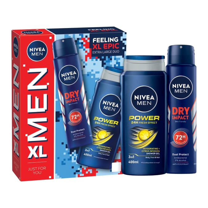 Nivea Men Feeling XL Epic Extra Large Duo Gift Set