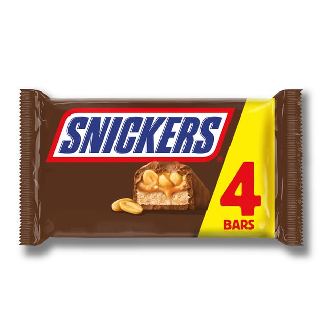 Snickers Chocolate Bars 4x41.7g | Home Bargains