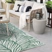 The Outdoor Living Collection Garden Rugs 150 x 240cm - Green Leaf