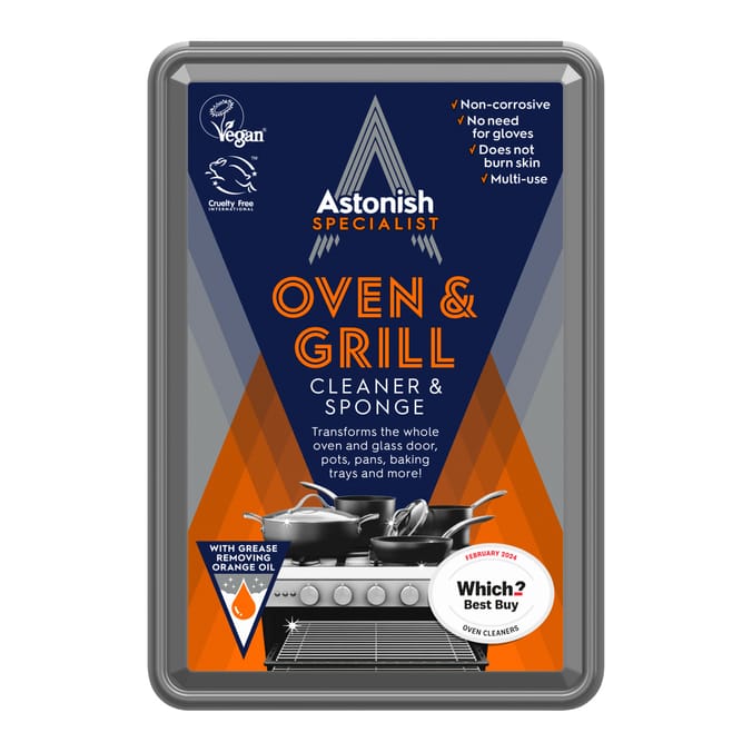 Astonish Specialist Oven & Grill Cleaner & Sponge 250g