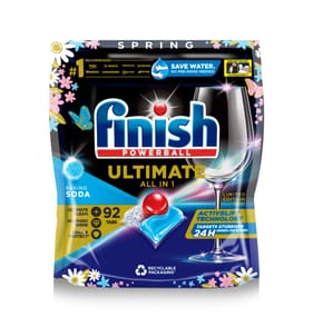 Finish Activelift Technology Targets stubborn 24H Dried-on Stains 92 Tabs