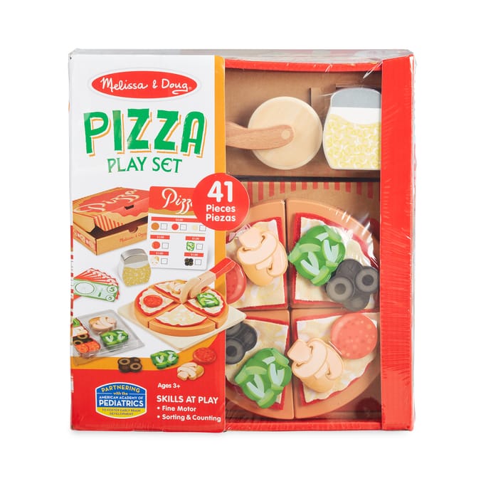 Melissa Doug Pizza Play Set Home Bargains
