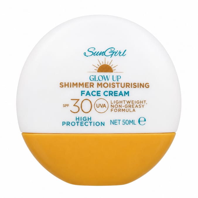 Sun Girl Glow Up Shimmer Moisturising Face Cream 50ml - SPF 30