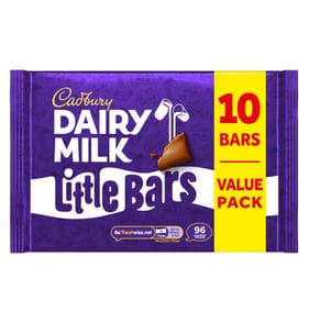 Cadbury Dairy Milk Little Bar Chocolate 10 Pack Multipack 180g
