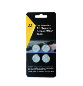 AA Car Essentials All Season Screen Wash 4 Tabs