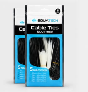 Equatech Cable Ties 500 Pieces x2