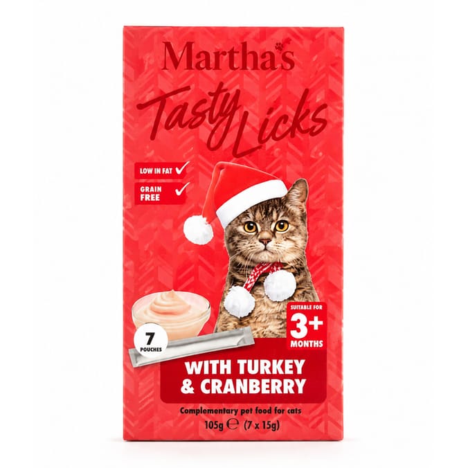 Martha's Tasty Licks 105g - Turkey & Cranberry 