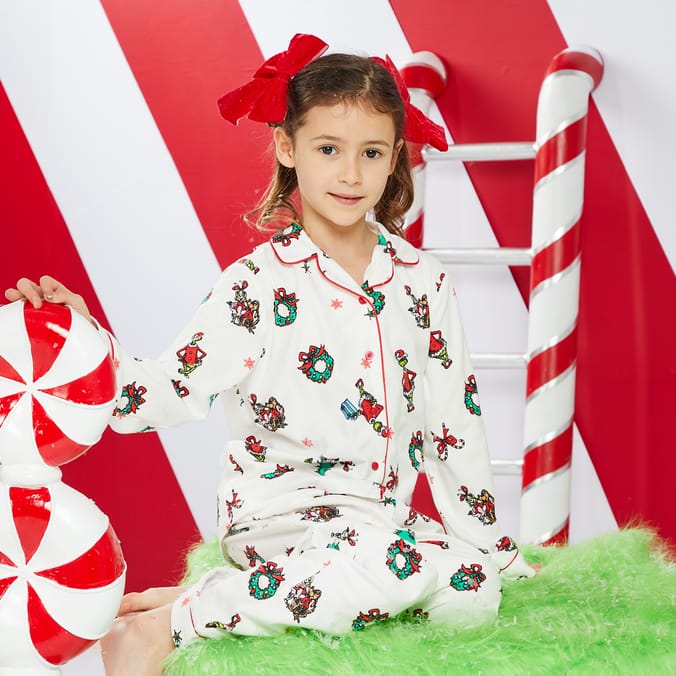 Youth grinch pajamas hotsell