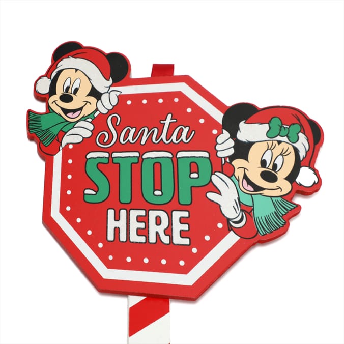 Disney Mickey And Friends Stop Here Sign 