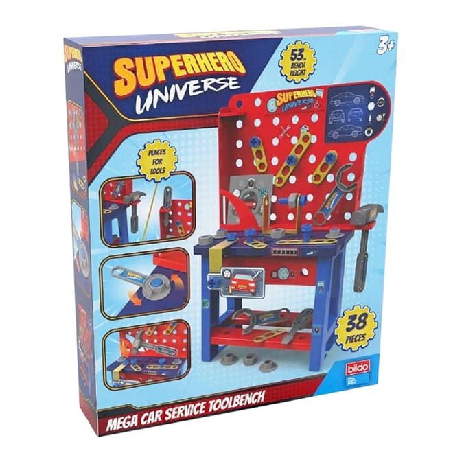 Superhero Universe Mega Car Service Toolbench
