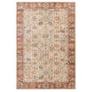 Asiatic Raja Border Runner RA04 - Cream/Red