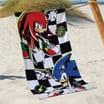 Sonic The Hedgehog Beach Towel