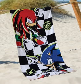 Sonic The Hedgehog Beach Towel - Sonic & Knuckles