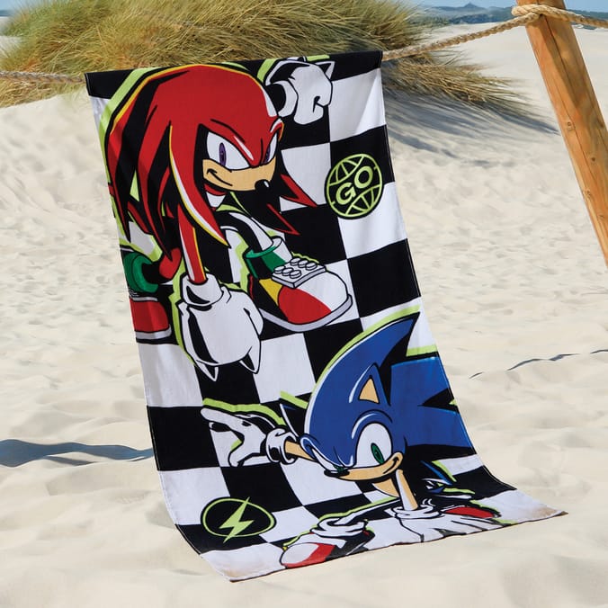 Sonic The Hedgehog Beach Towel