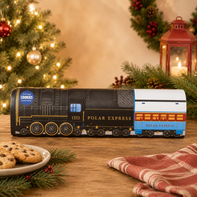 The Polar Express Cookie Filled Tin 270g