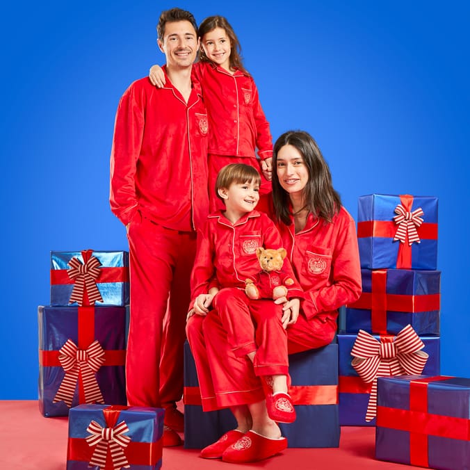 Family christmas pyjamas home bargains sale