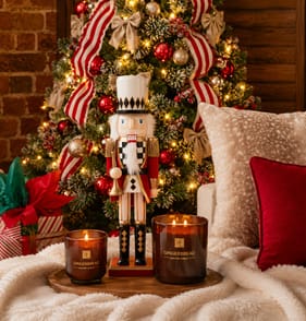 Festive Feeling Wooden Christmas Nutcracker 38cm - Red