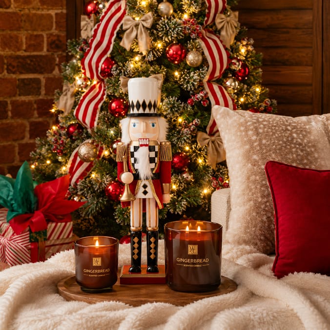 Festive Feeling Wooden Christmas Nutcracker 38cm