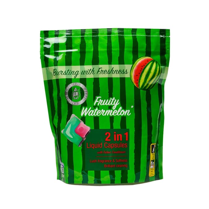 2in1 Bio Liquid Capsules With Fabric Conditioner 39 Washes - Fruity Watermelon