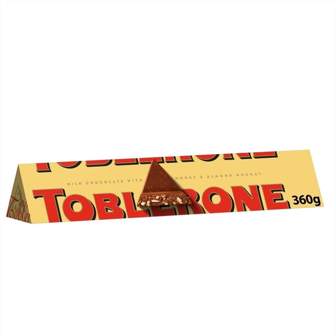 Toblerone Milk Chocolate Large Bar 360g