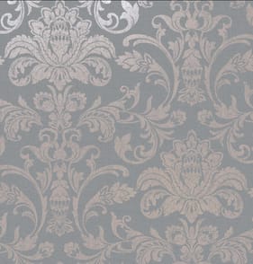 Glistening Damask Wallpaper 12712 - Grey