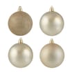 Festive Feeling 15cm Christmas Bauble 4 Pack