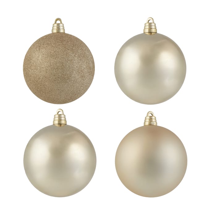 Festive Feeling 15cm Christmas Bauble 4 Pack