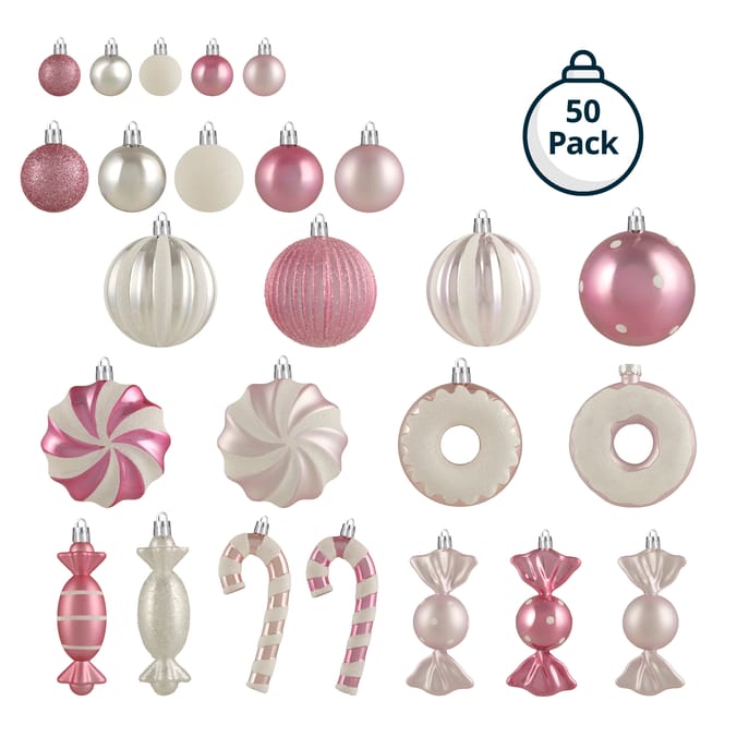 Sleigh Bells Candy Christmas Baubles 50 Pack