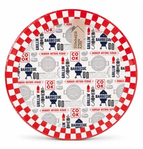 Summer BBQ Paper Plates 10 Pack