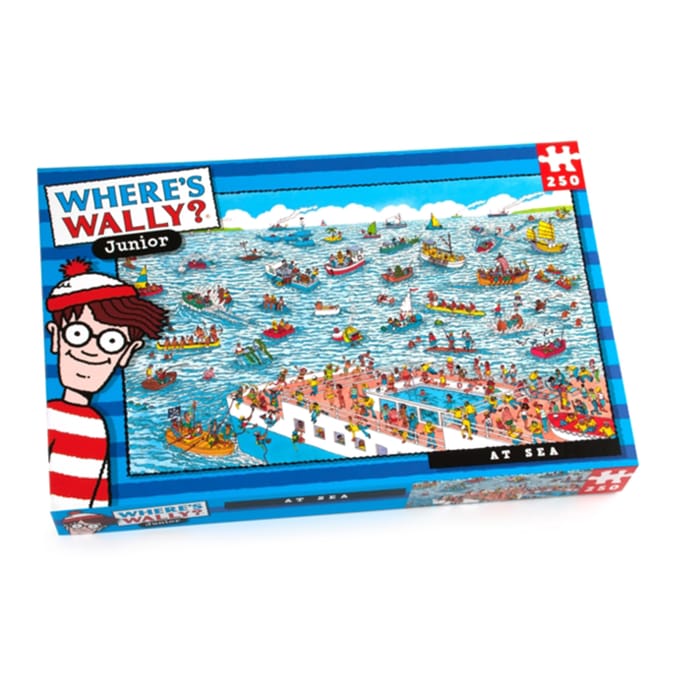 Where's Wally? Junior Puzzle 250 Pieces - At Sea