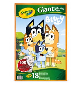 Crayola Giant Colouring Pages - Bluey