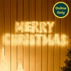 Prestige Mains Operated LED Merry Christmas Sign 1.6m