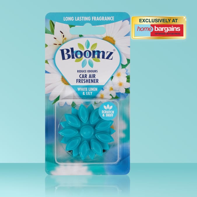 Bloomz Car Air Freshener - White Lily & Linen