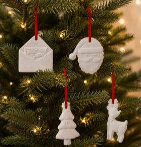 Sleigh Bells Paint Your Own Hanging Decorations - Christmas Characters
