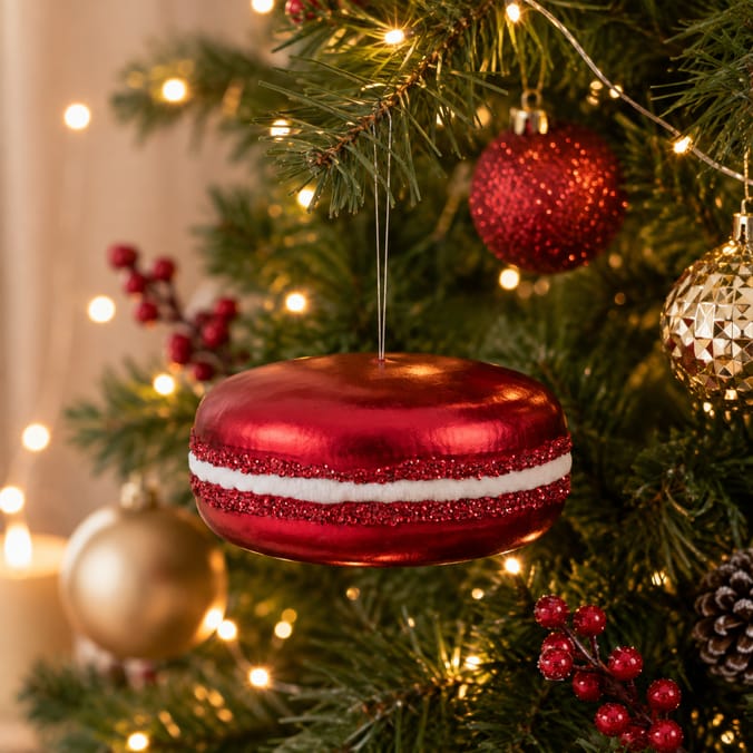 Sleigh Bells Christmas Hanging Decoration Macaron