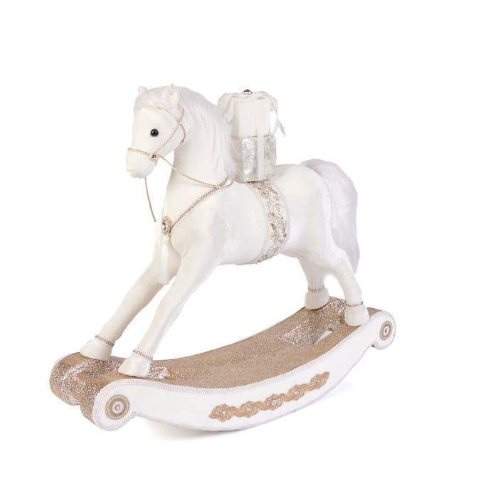 Festive Feeling Plush Rocking Horse
