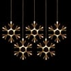 Prestige LED Snowflake Curtain Lights