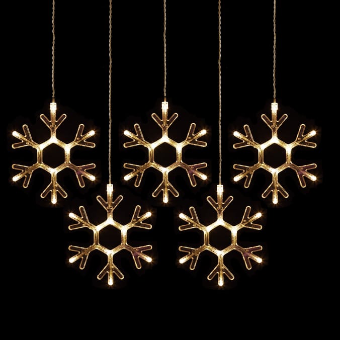 Prestige LED Snowflake Curtain Lights