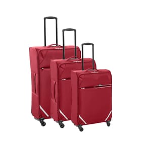 Light Luggage Ultra Light Suitcases Red