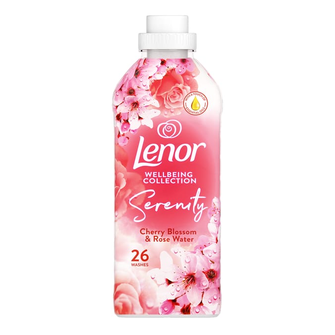 Lenor Fabric Conditioner Cherry Blossom & Rose Water 26 Washes