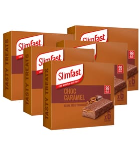 SlimFast Snack Bar 6 Pack 26g - Choc Caramel x5
