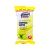Power Action Anti-Bacterial Surface Wipes Lemon & Lime 50 Wipes x36