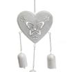 Jardin Metal Bird & Heart Wind Chime