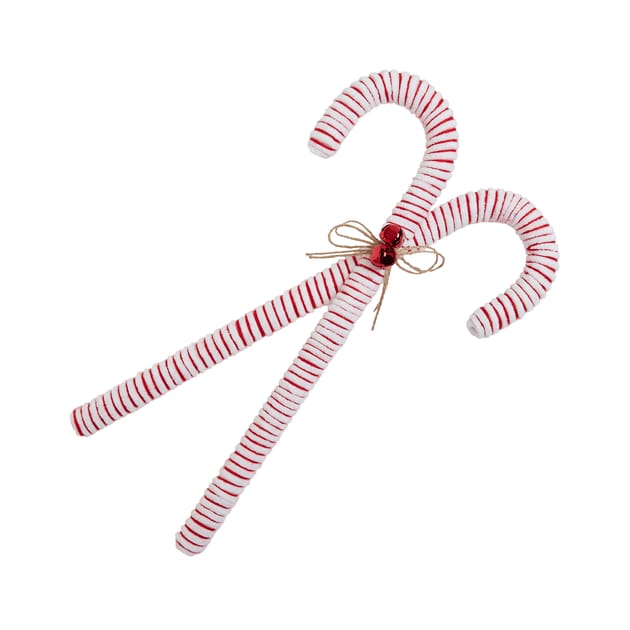 Festive Feeling Large Candy Cane Tree Topper Home Bargains
