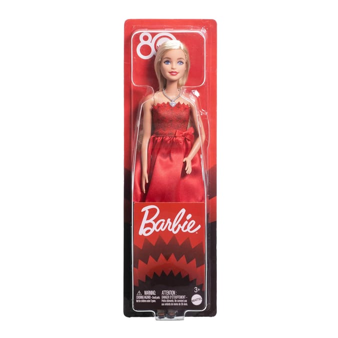 Barbie 80th Anniversary Fashion Doll  JGD25