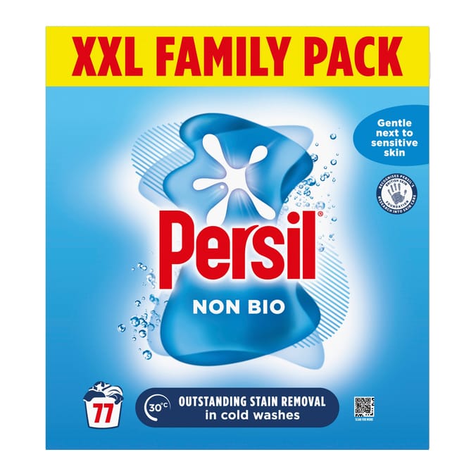Persil Washing Powder XXL Family Pack Non Bio 77 Wash 3.85kg