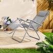The Outdoor Living Collection Zero Gravity Reclining Chair - Grey