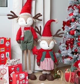 Sleigh Bell Reindeer Pull Up - Girl
